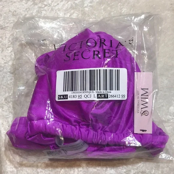 FREE NEW Victorias Secret Swim Purple Twist Bralette Bikini Top NWT Spring Break - Picture 7 of 15